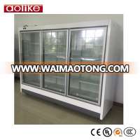 Glass door refrigerator freezer display showcase